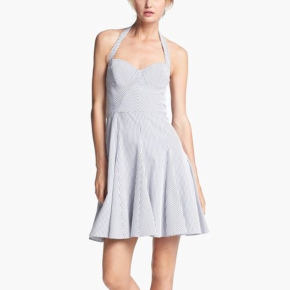 Betsey Johnson Dresses & Skirts - Betsey Johnson ferris wheel striped halter dress